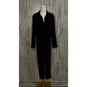 Vince Women's Black Long Sleeve Jumpsuit Size‎ 6 Formal One-Piece
